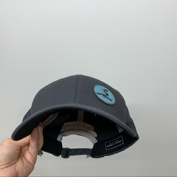 Great Lakes Northern Outfitter Graphic Slogan Back Adjustable Baseball Cap Hat - Picture 7 of 10